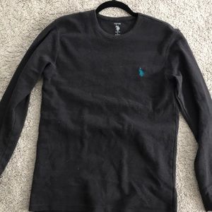 Black Color US Polo ASSN. Thermal Long Sleeve